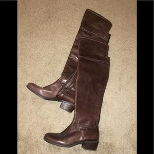 Vince Camuto Tall Brown Over the Knee Boots